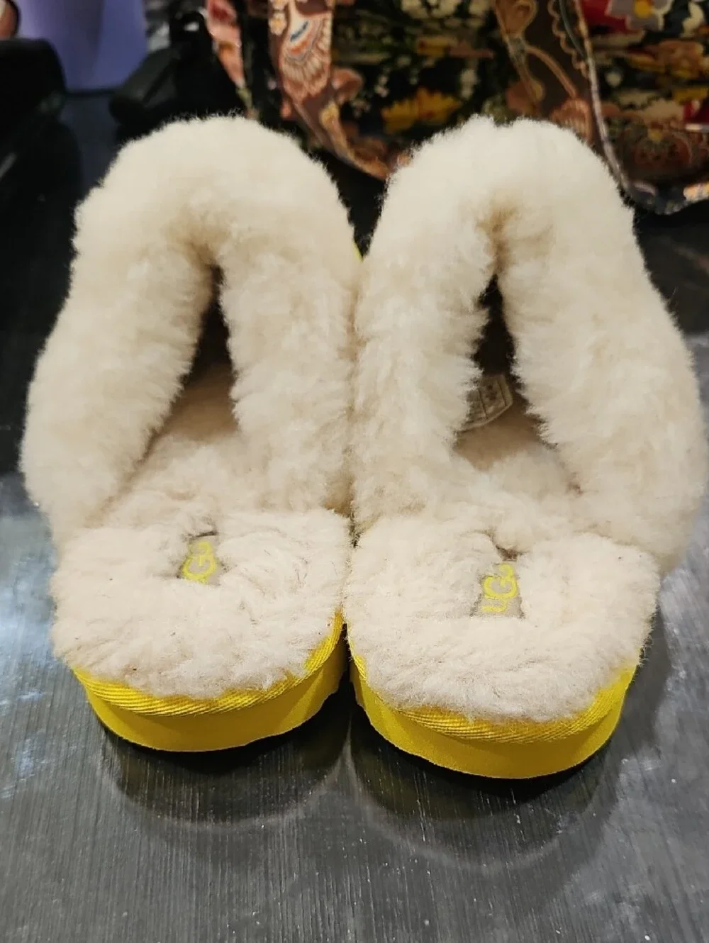 UGG glittered rainbow